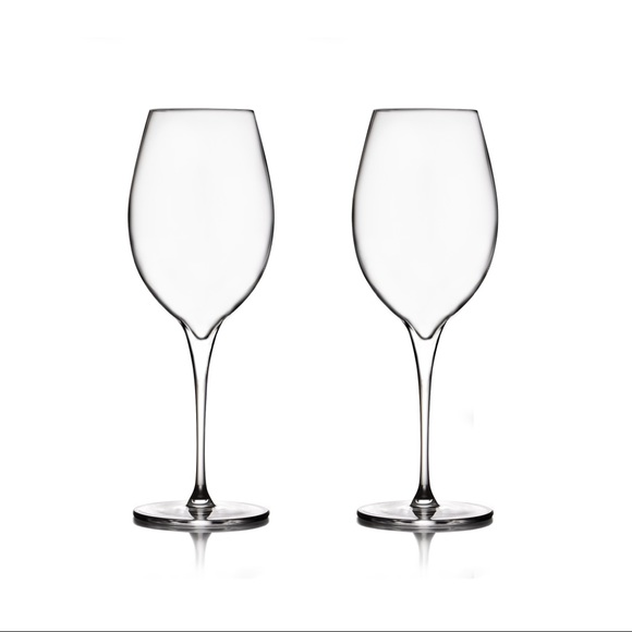 Nambe Dining New Nambe Vie Pinot Grigio Wine Glasses Set Of 2